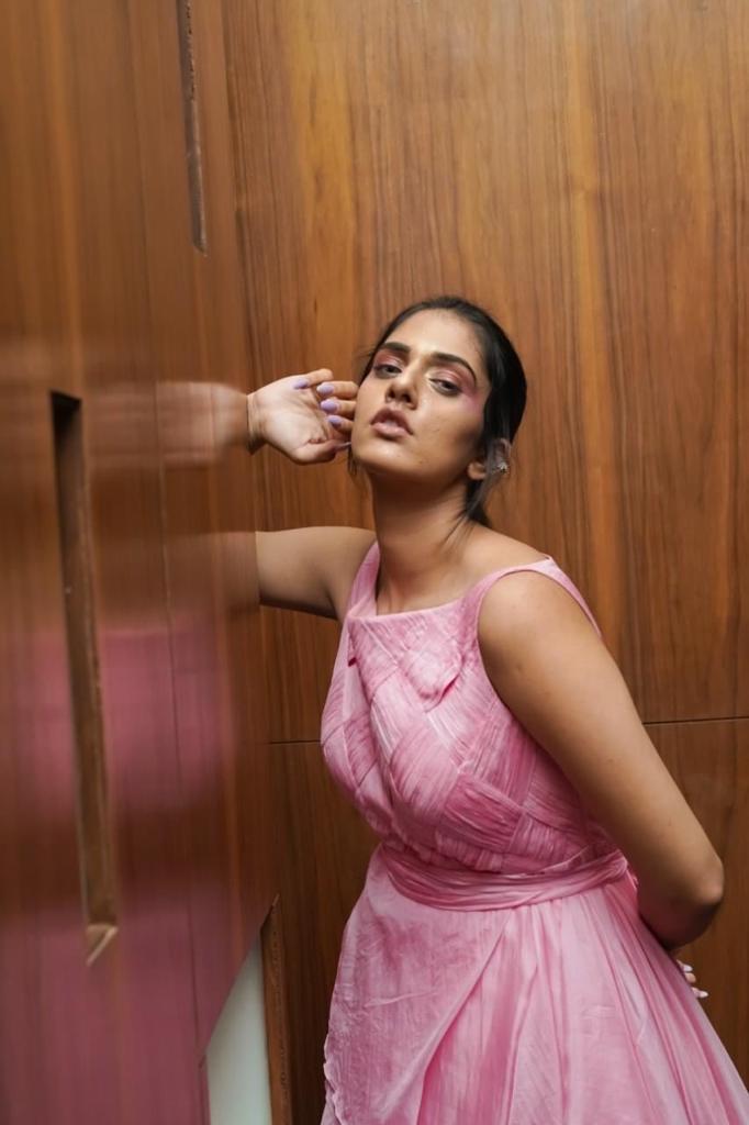 Soft and romantic pink gown